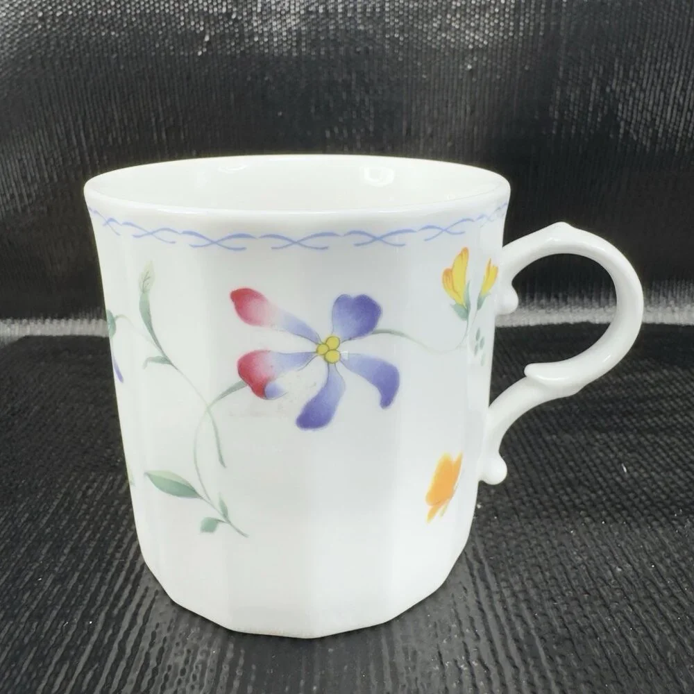 MIKASA Maxima‎ Super Strong Fine China Sorrento Coffee Mug Cup Set 2 Mugs Cups